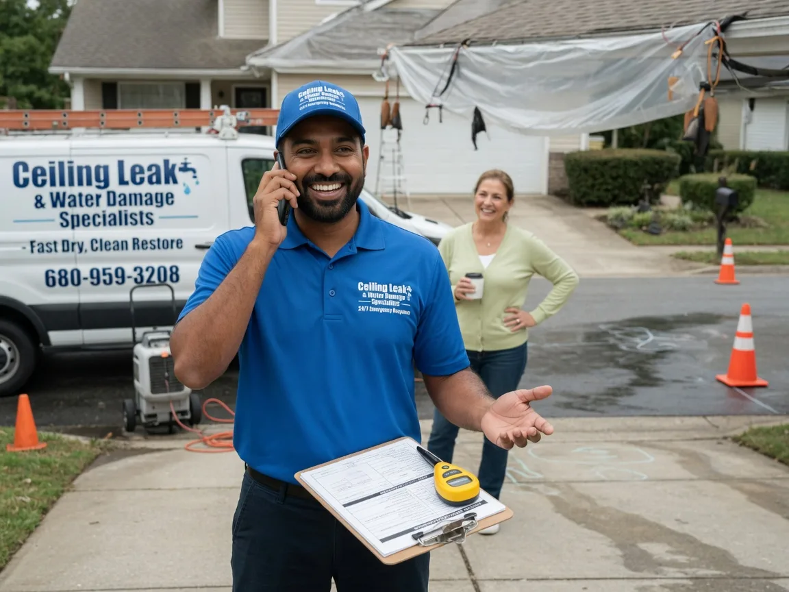 Ceiling Leak Cleanup Moody, TX FAQs